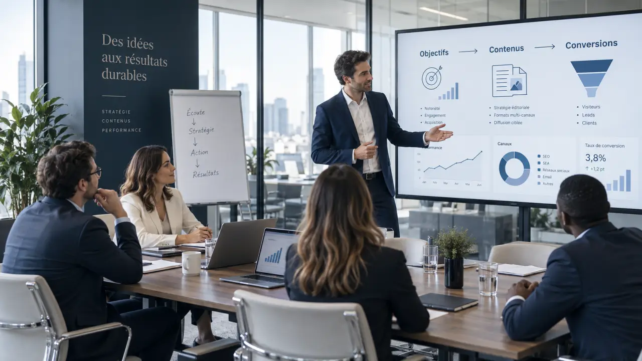 Faire du marketing digital : relier objectifs, contenus et conversions