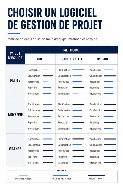 Comment choisir son logiciel de gestion de projet selon la taille d’équipe, la méthode et les besoins clés