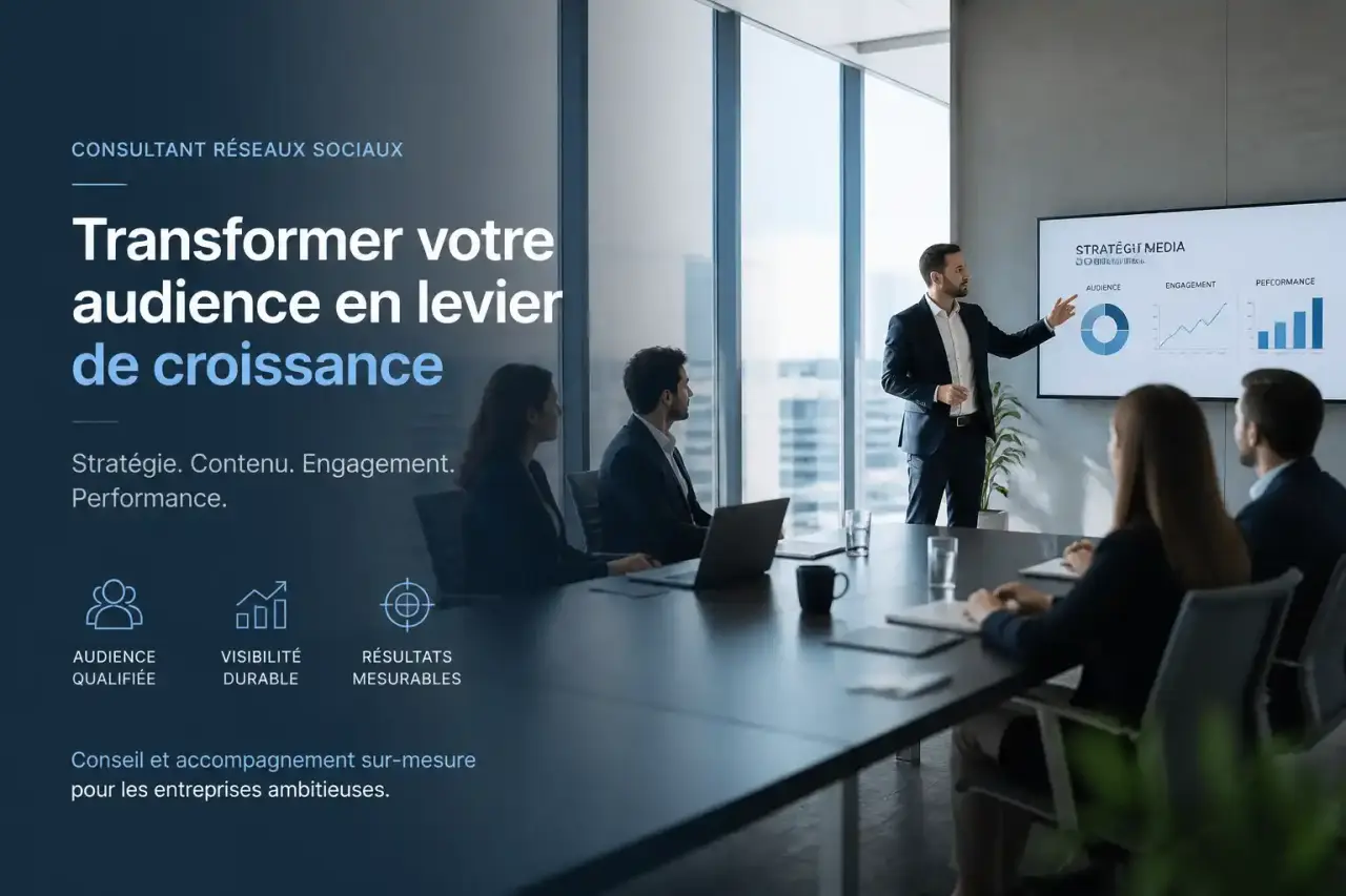 Consultant réseaux sociaux : transformer votre audience en levier de croissance