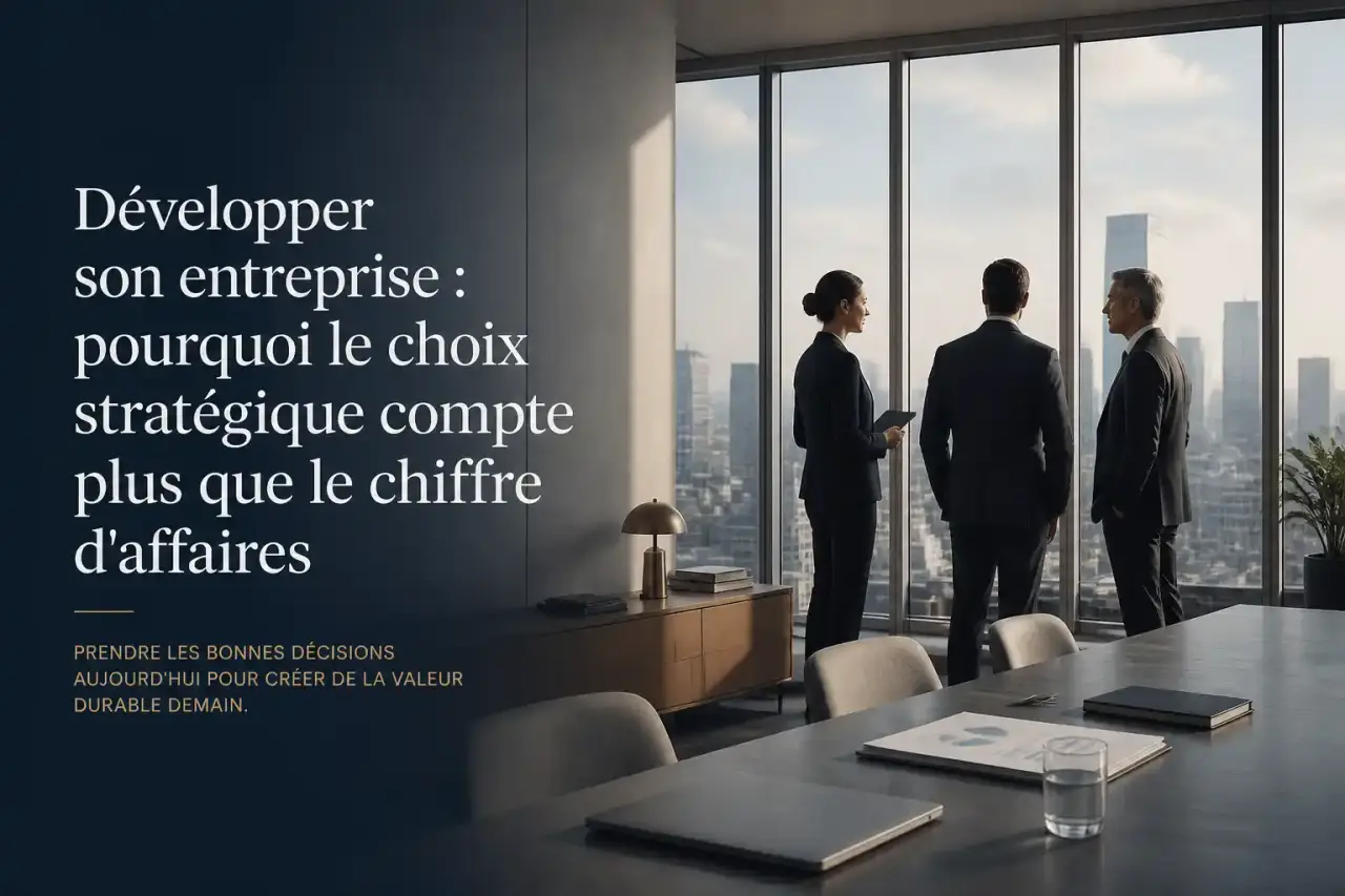 Développer son entreprise : pourquoi le choix stratégique compte plus que le chiffre d'affaires